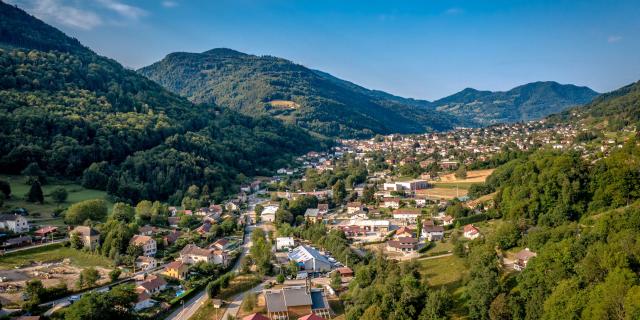 Allevard-les-Bains in de zomer