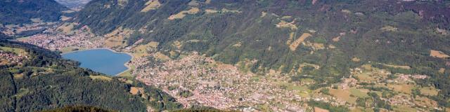 Allevard-les-Bains vue du ciel