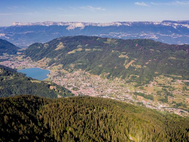 Allevard-les-Bains vue du ciel